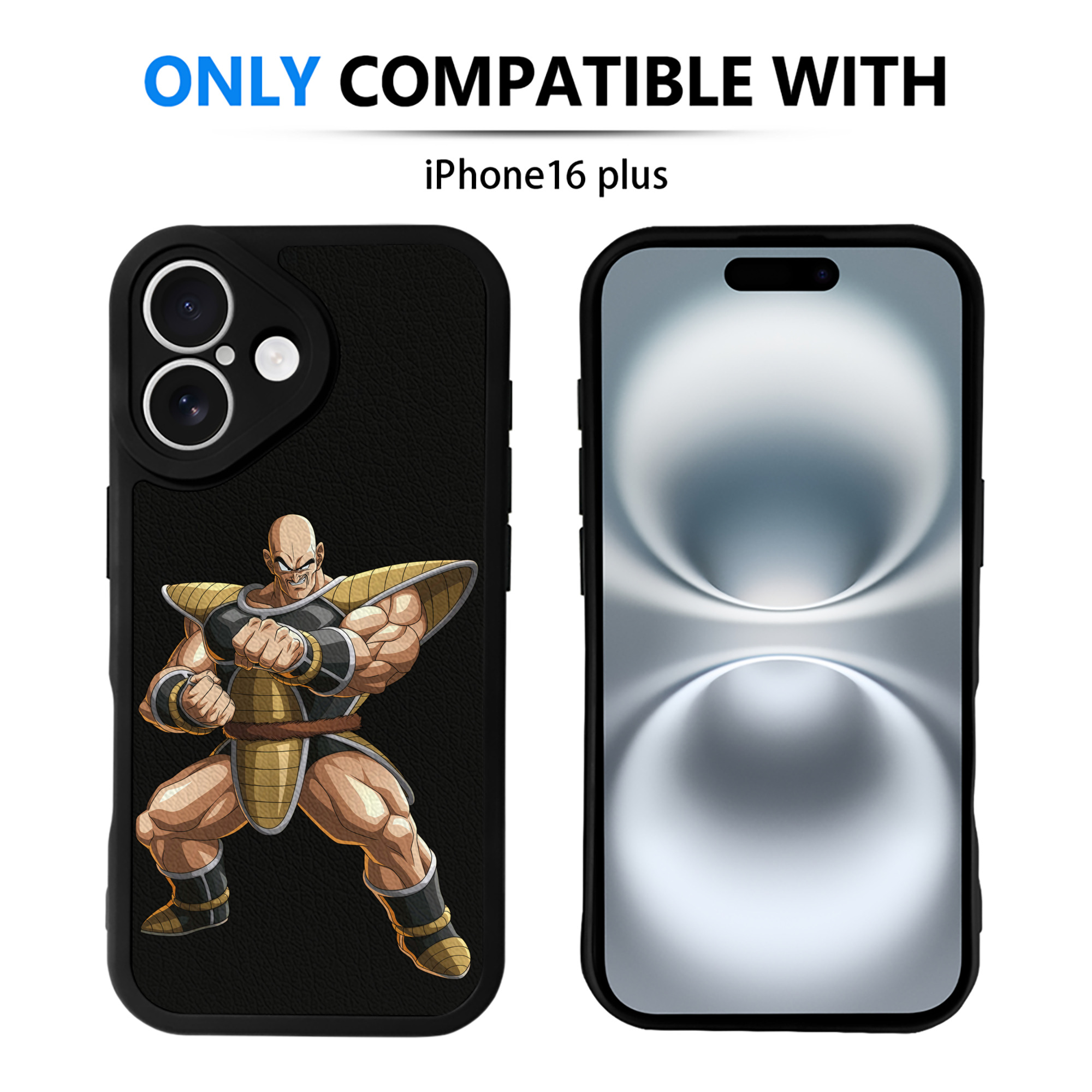 （画像用） ドラゴンボール DRAGON BALL 【iPhone 16シリーズ対応】シリコンスマホケース（レザー調） 材質：シリコン